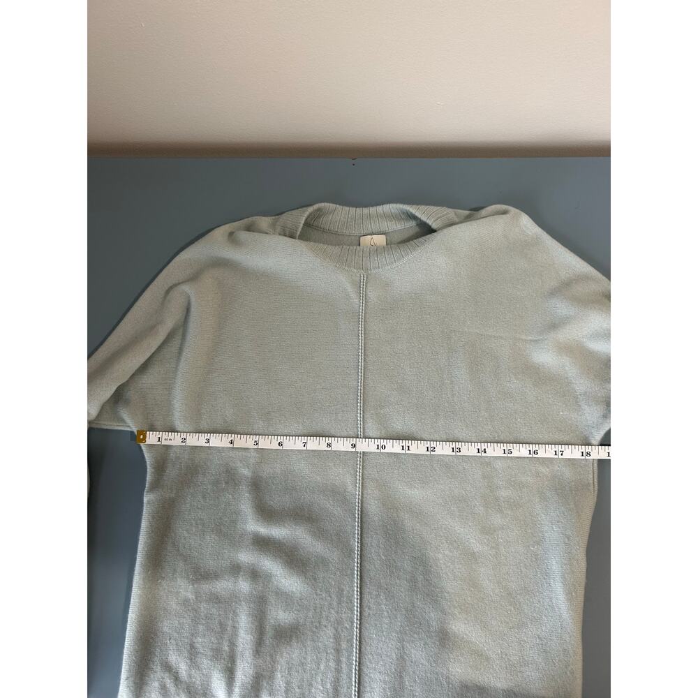 Joie cashmere blue sweater womens S 2 ply cashmere round neck - Picture 6 of 7
